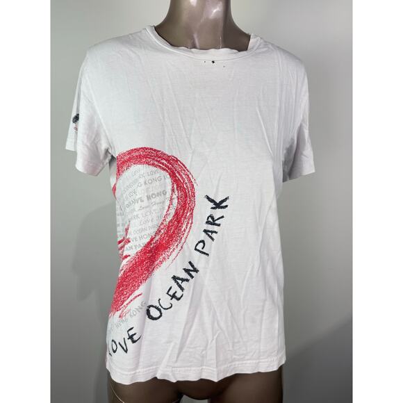 Ocean Park Hong Kong Japan Vintage Tee - Picture 1 of 9